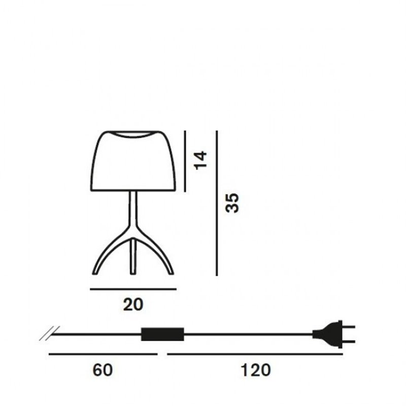 Foscarini Lumiere Small Tischlampe