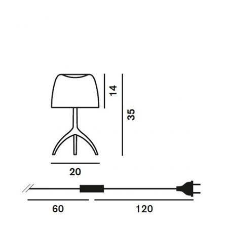 Foscarini Lumiere Small table lamp