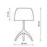 Foscarini Lumiere Large Tischlampe