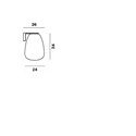 Foscarini Rituals 1 Wall E27 wall lamp