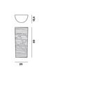 Foscarini Tress Wall Small wall lamp