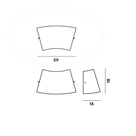 Foscarini Tutu Wall wall lamp