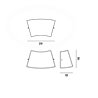 Foscarini Tutu Wall Wandlampe