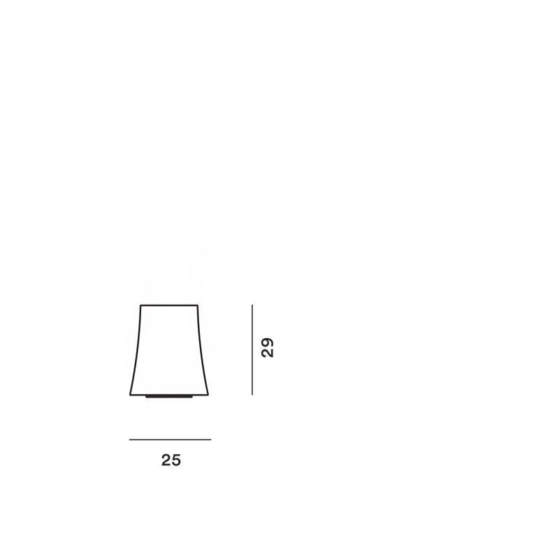 Foscarini Birdie Zero Large Tischlampe