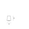 Foscarini Birdie Zero Large Tischlampe