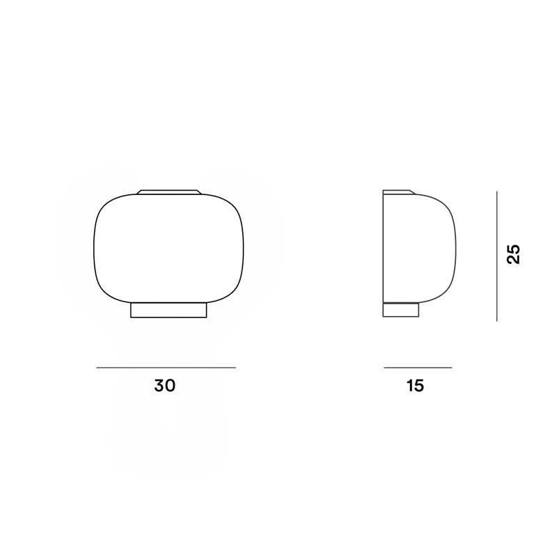 Foscarini Chouchin 3 Semi Wandlampe