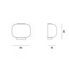 Foscarini Chouchin 3 Semi Wandlampe