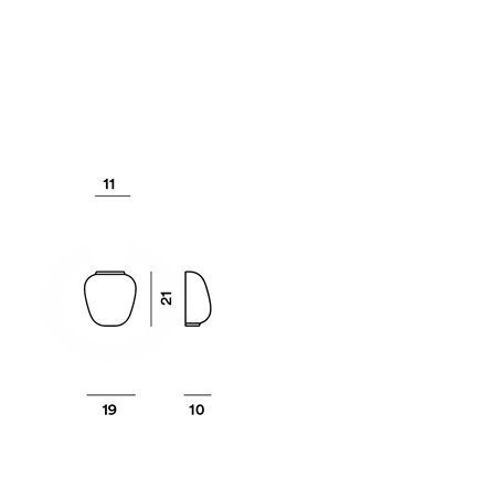 Foscarini Rituals 3 Semi wall lamp