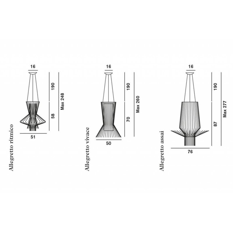 Foscarini Allegretto Vivace Hängelampe