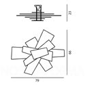 Foscarini Big Bang Wall/Ceiling ceiling lamp / wall lamp