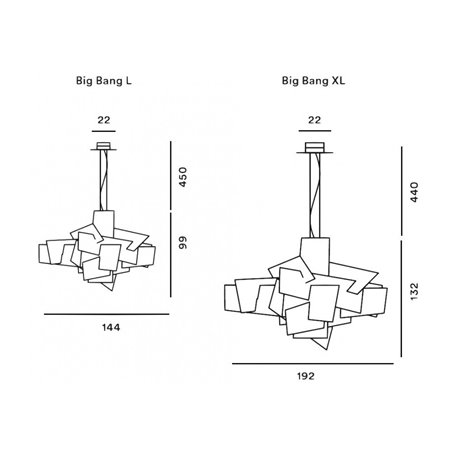 Foscarini Big Bang suspension lamp