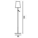 Foscarini Birdie Reading floor lamp