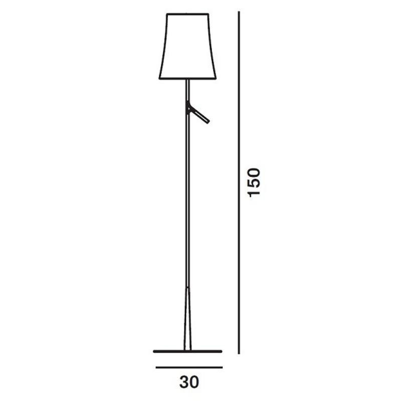 Foscarini Birdie Reading Stehlampe
