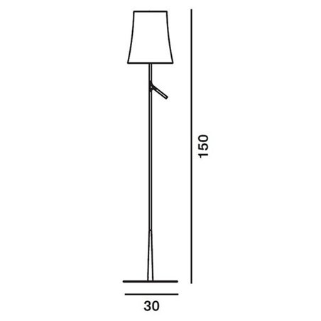Foscarini Birdie Reading floor lamp