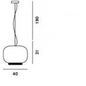 Foscarini Chouchin 1 Dim suspension lamp