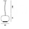 Foscarini Chouchin 1 Dim Hängelampe