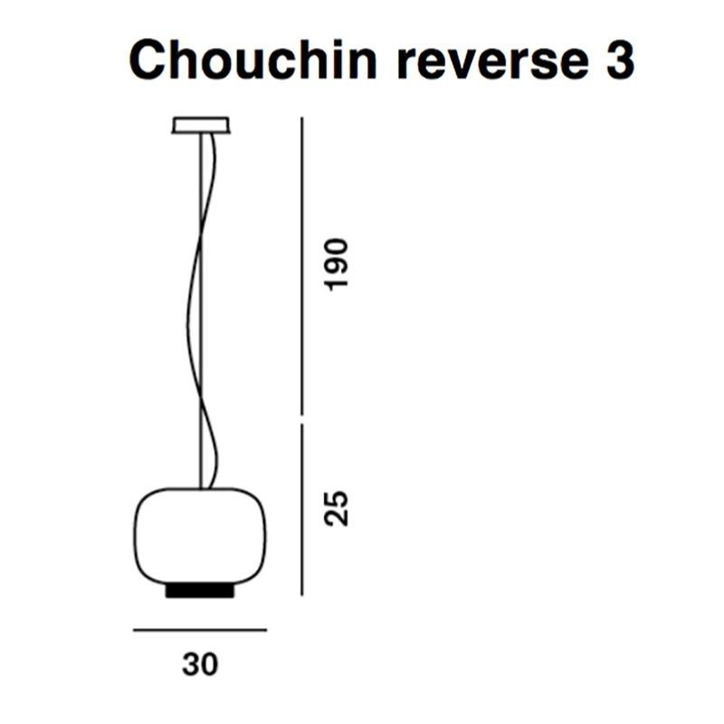 Foscarini Chouchin 3 Reverse Dim Hängelampe