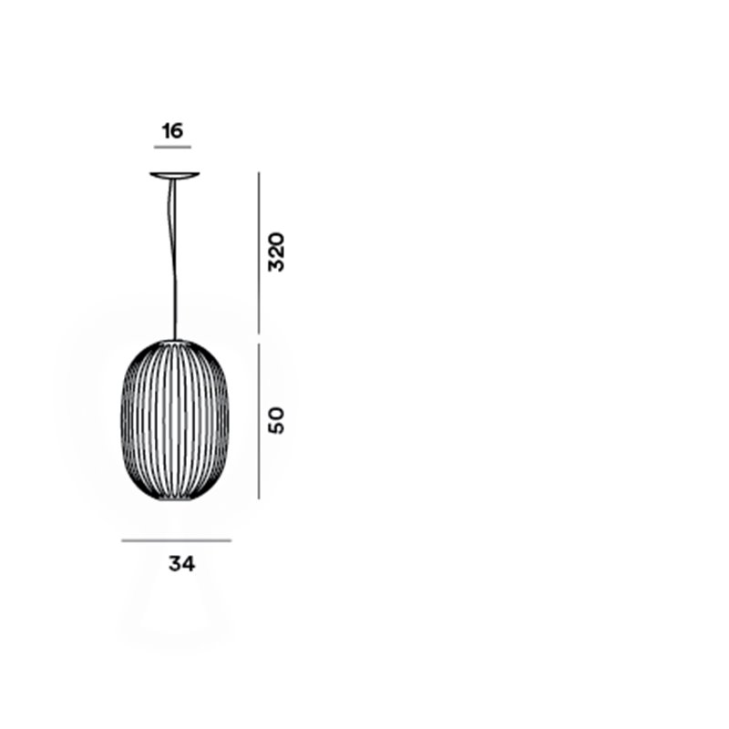 Foscarini Plass Medium E27/Gu10 Hängelampe