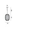 Foscarini Plass Medium E27 suspension lamp