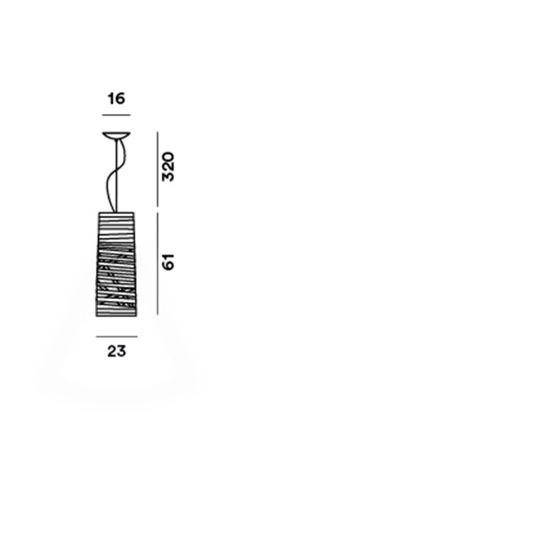 Foscarini Tress Small Hängelampe