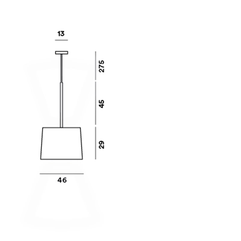 Foscarini Twiggy Suspension E27 Hängelampe