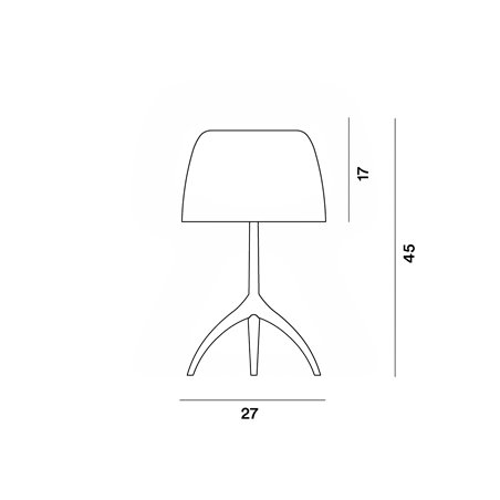 Foscarini Lumiere Nuances Large Dimmable table lamp