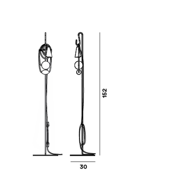 Foscarini Filo Stehlampe