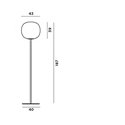 Foscarini Gem E27 floor lamp