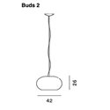 Foscarini Buds 2 Led suspension lamp