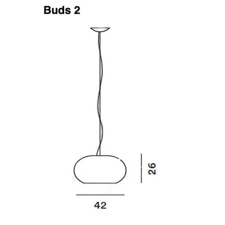 Foscarini Buds 2 Led suspension lamp