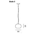 Foscarini Buds 3 Led suspension lamp