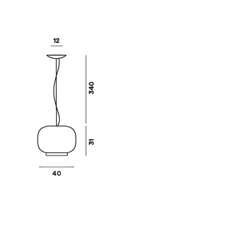Foscarini Chouchin 1 suspension lamp