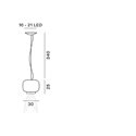 Foscarini Chouchin 3 suspension lamp