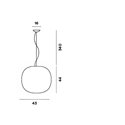 Foscarini Gem suspension lamp