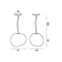 Foscarini Gregg Large suspension lamp