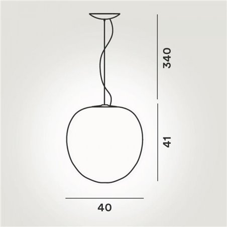 Foscarini Rituals XL E27 suspension lamp