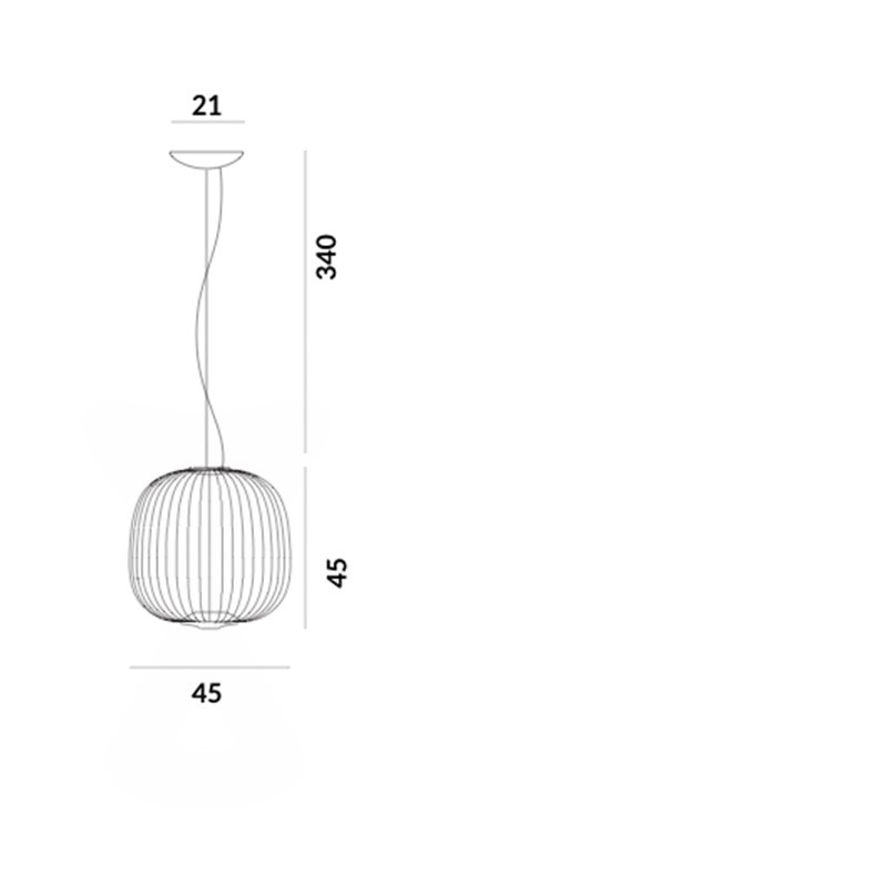 Foscarini Spokes 2 Midi My Light Hängelampe