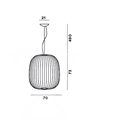 Foscarini Spokes 2 Large My Light suspension lamp