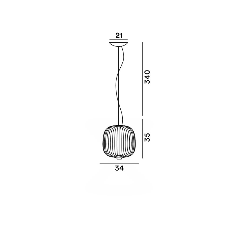 Foscarini Spokes 2 Small My Light Hängelampe