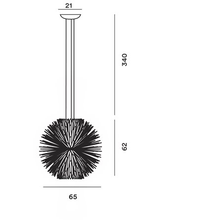 Foscarini Sun Light Of Love My Light suspension lamp