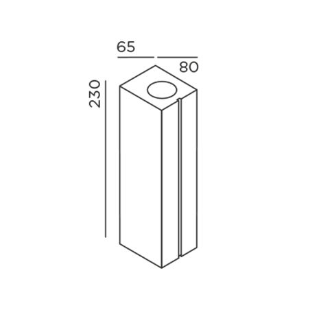 IP44 Cut Wall Lamp