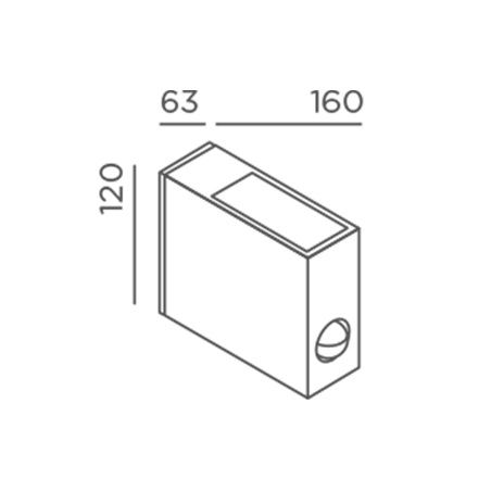 IP44 Eye Control Wall Lamp