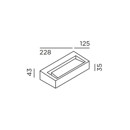 IP44 Gap X Wall Lamp