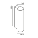 IP44 Scap Wall Lamp