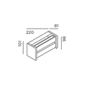 IP44 Slat Wall Lamp