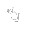 IP44 Stic Wall Lamp