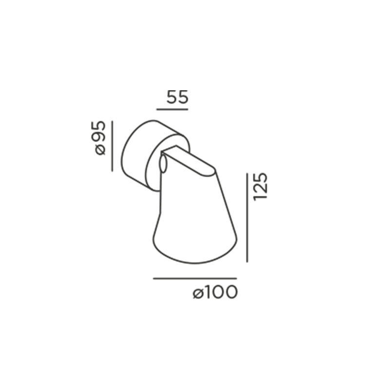 IP44 Stic Wandleuchte