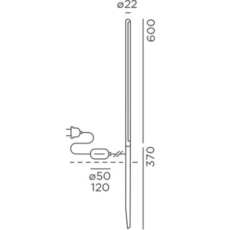 IP44 Kal M Garden Light