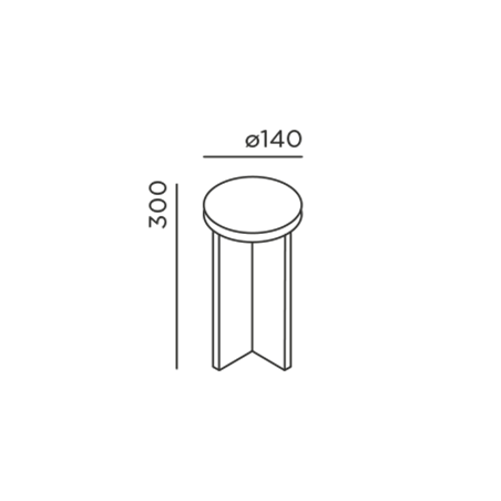 IP44 Mir R 30 Poller floor lamp