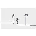 IP44 Spike 25 Garden Bollard Light